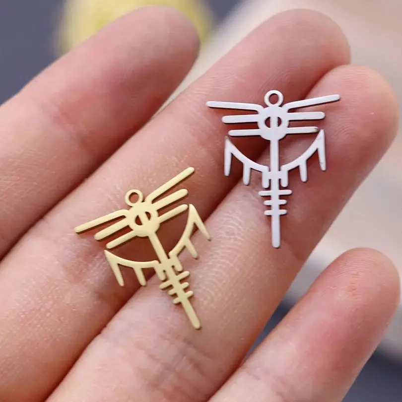 3 قطع نمط جديد القتال السيف سحر لصنع المجوهرات العصرية قلادة أقراط الحرفية الفولاذ المقاوم للصدأ قلادة diy الملحقات السائبة #2