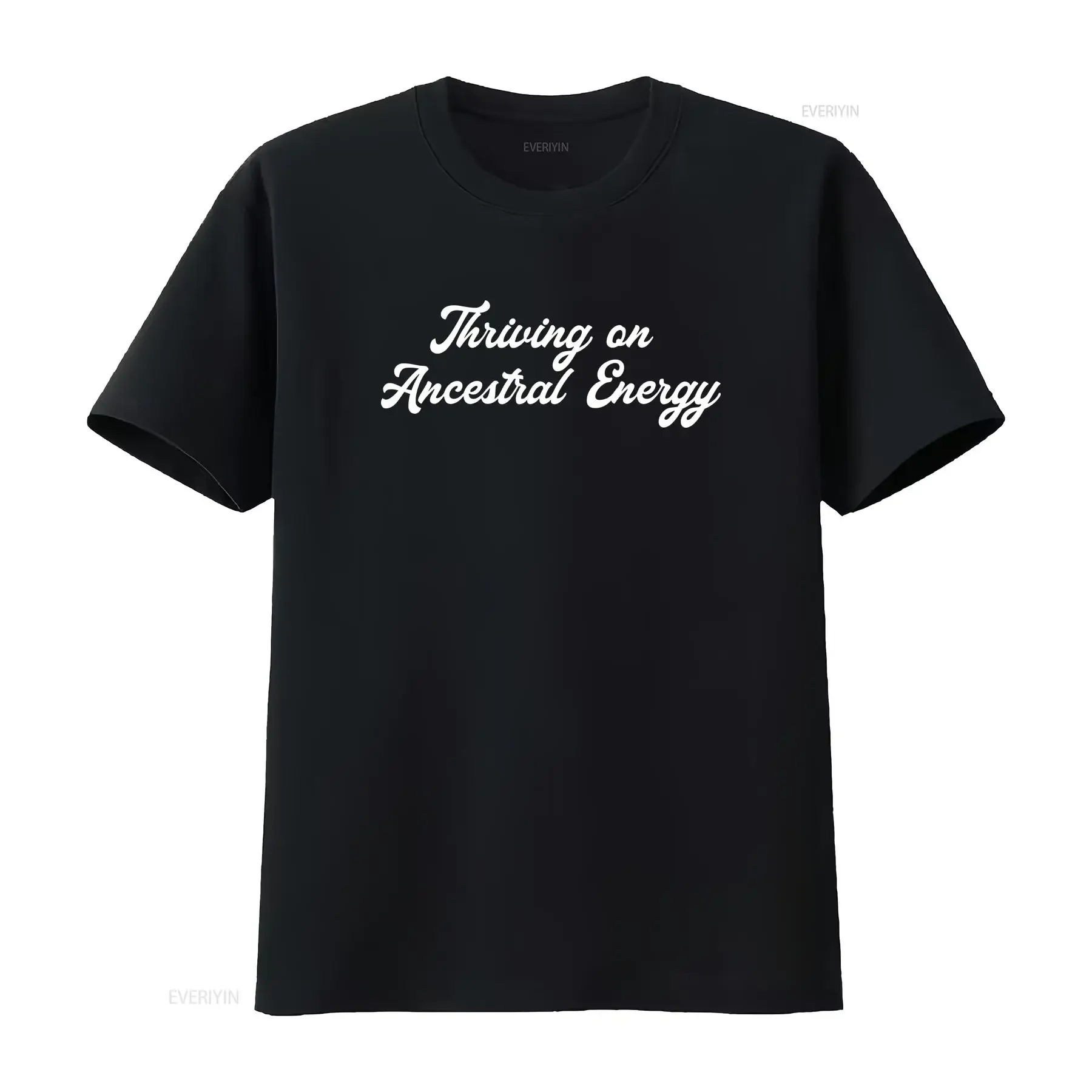 T-shirt « Thriving on Ancestral Energy » – Hommage aux ancêtres, ne pas coloniser les ancêtres, shop indigène, vintage, délavé, homme