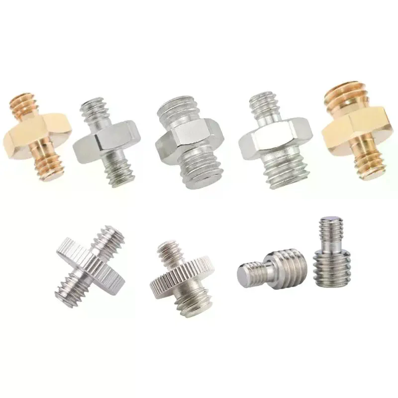 1/4 Inch Male To 1/4 3/8 Inch Male Camera Screw Mount Adapter Tripod Screw Adapter Thread