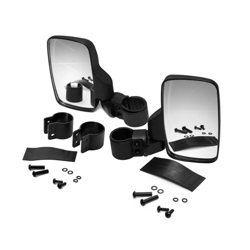 UTV ATV Universal Center Rearview Side Mirror Combo Set for Polaris