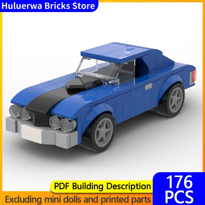 

Speed Racing Car Model MOC Building Bricks Chevelle SS 454 American Muscle Car Modular Technology Children Holiday Gifts Toys