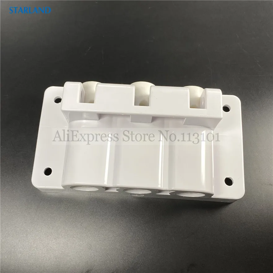 New Front Panel White Color Nozzle Block Spare Parts Of BQL838 Soft Ice Cream Machines Accessories With Pistons