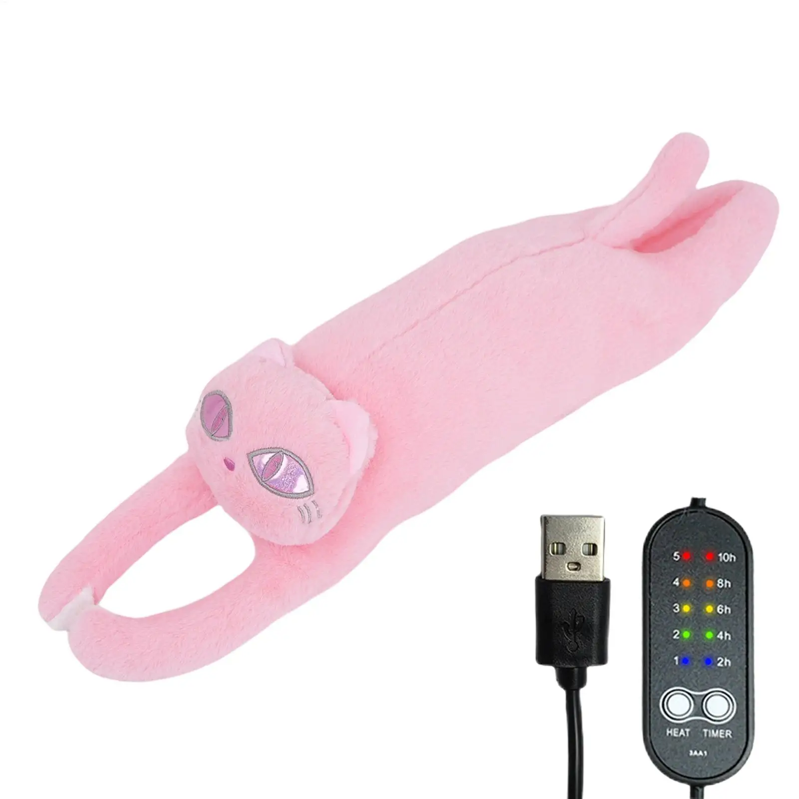 

Heating Pad For Period Cramps USB Powered Cat Heat Pad For Menstrual Relief Cute Stuffed Animals For Stomach Neck Shoulder Lower