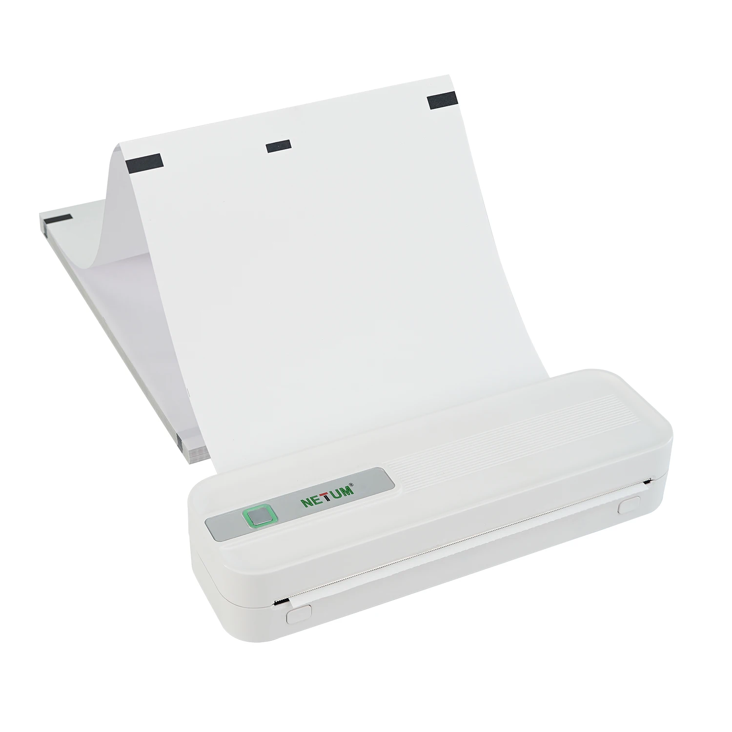 A4 Size Thermal Paper Fan-fold for Thermal Printers, Three-Proof & Quick-Dry Business Paper