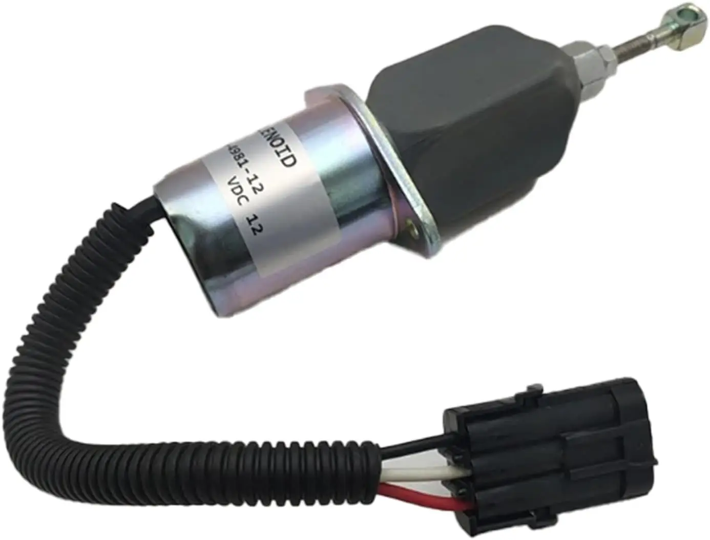 Fuel Shut Off Solenoid 3931570 With Bracket Kits SA-4981-12 5016244AA for Cummins Engine 5.9L 6CT FOR Dodge FOR Ram 12VDC