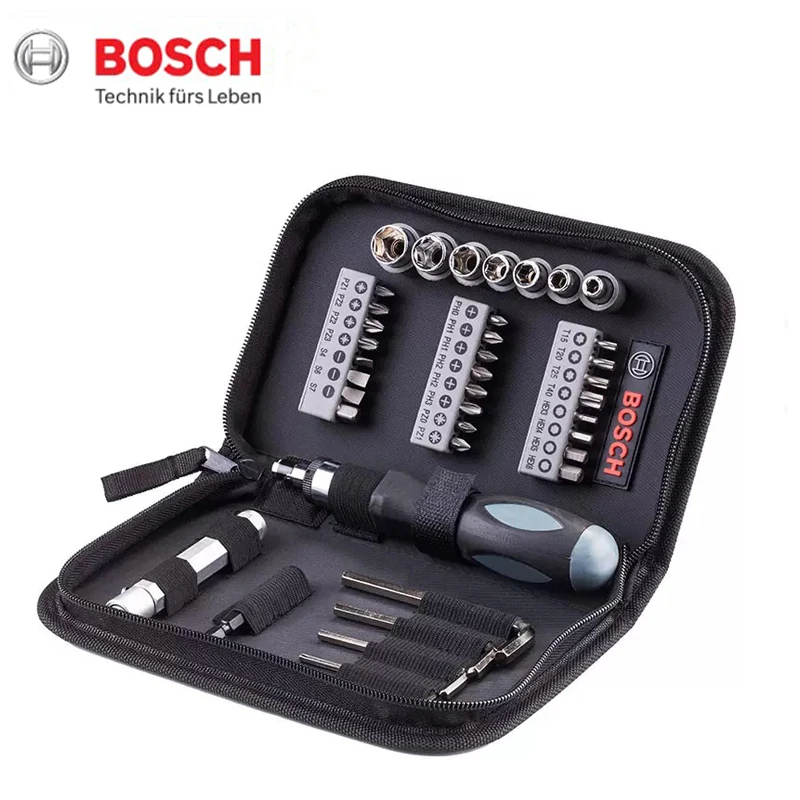 

Набор отверток Bosch с храповым механизмом, 38 шт.