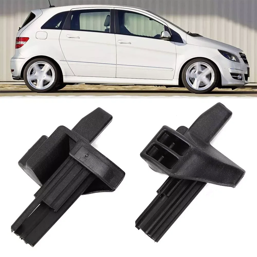 

2pcs Car Parcel Shelf Plastic Clips Black Plastic For Mercedes Benz A B CLASS W169 W245 OEMA1696930284 Car Accessories