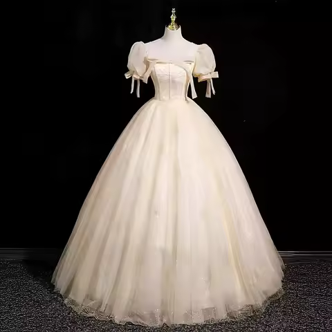 High-end Evening Dress Vocal Art Test Performance Competition Performance Ball Party Dress Girls Adult Dresses Graduation Dress