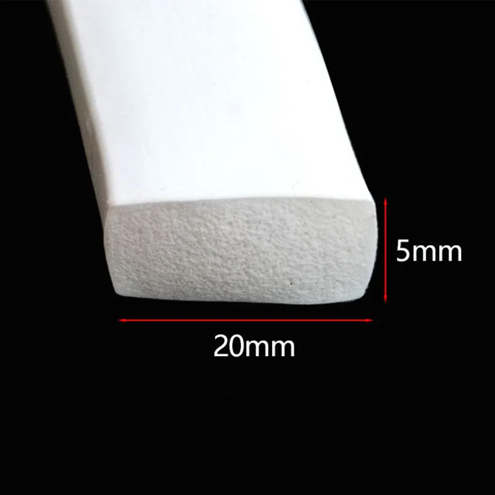 1 Meter Silicone Foam Flat Square Strip Car Cabinet Door Rectangular Sealing Strip Resistant To High Temperature And Collision