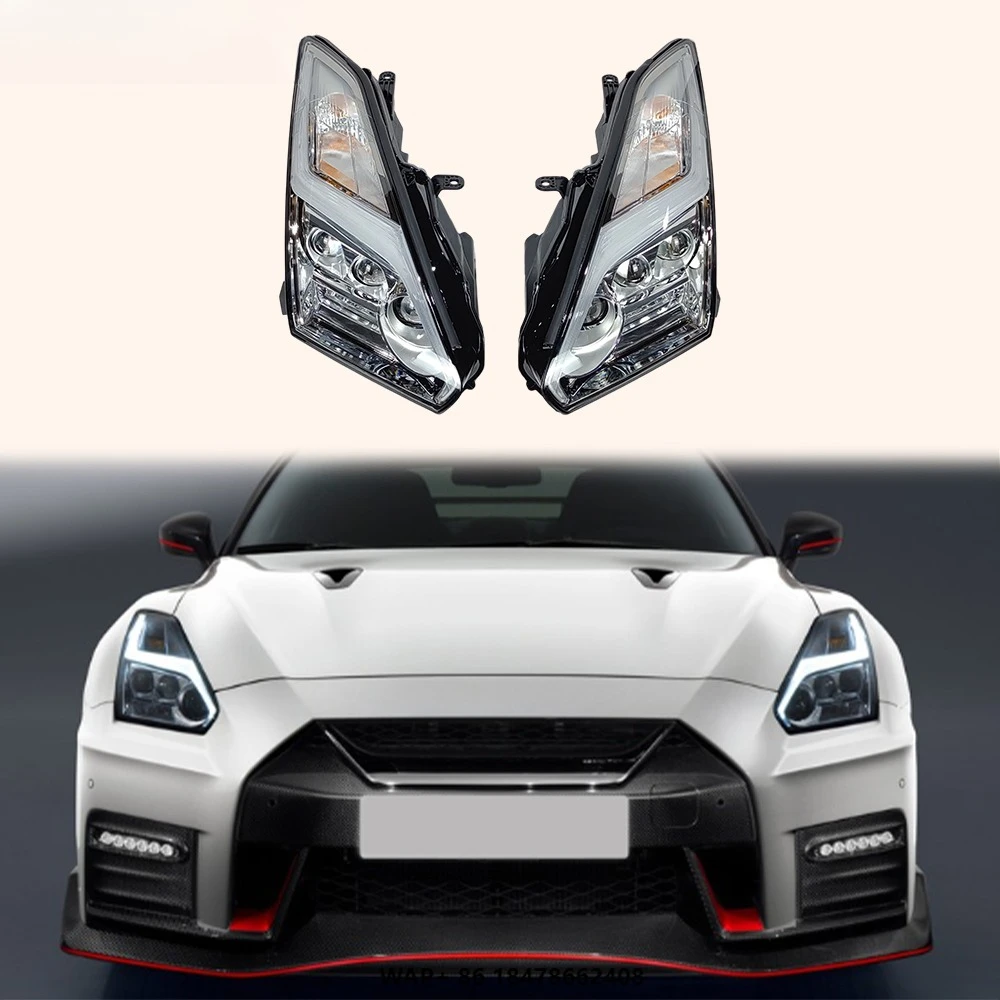 

For Nissan GTR R35 Coupe 2D 08-24 / 17 Style Front Headlight Assembly Kits Pair