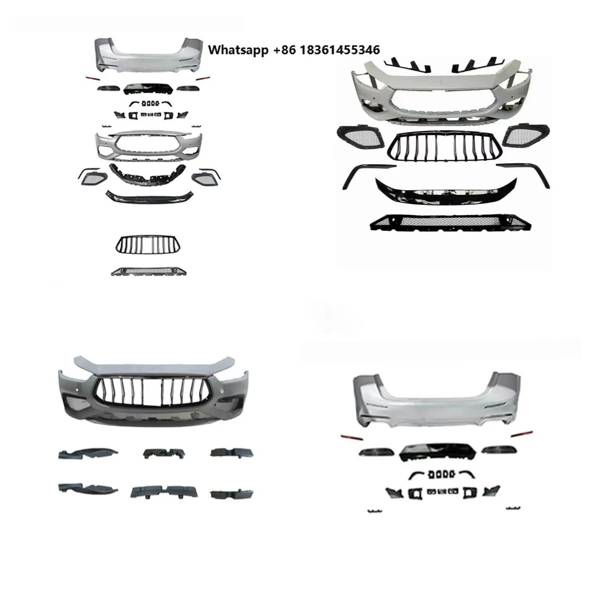 For Car Bodykit 2021Year+ Auto Body Systems Full Body Set Front Bumper Rear Bumper Grille ForGhibli Upgrade