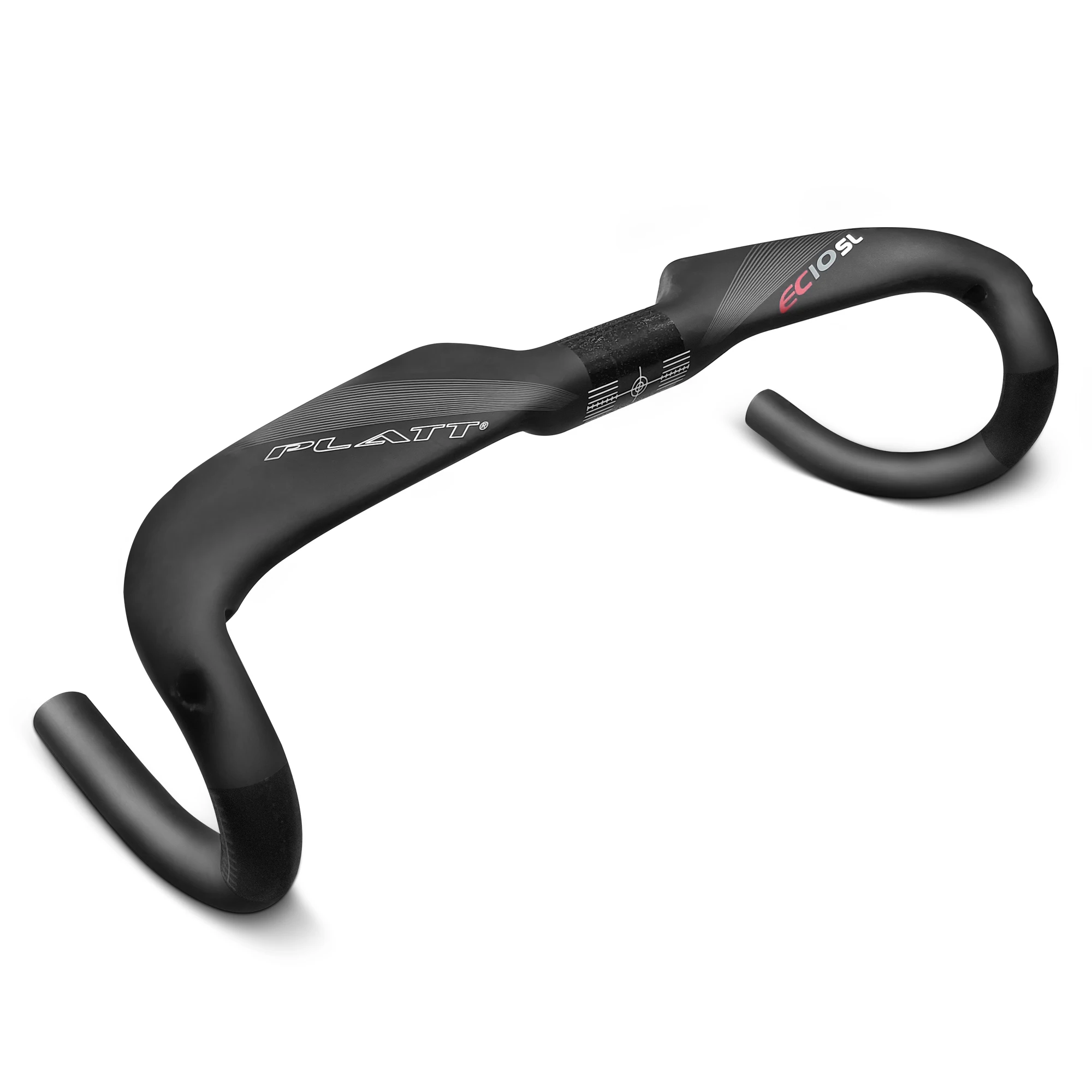 Carbon Handlebar for Bikes, Internal Road Handlebar, Bicycle Parts, 3 K Matt Gloss, 2017, 31.8x400, 420, 440mm