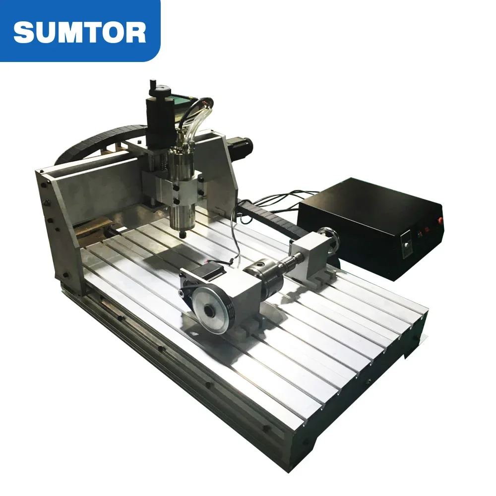 3 axis cnc router machine 4 axis carving engraving machine router 4060G with 50mm or 80mm chuck