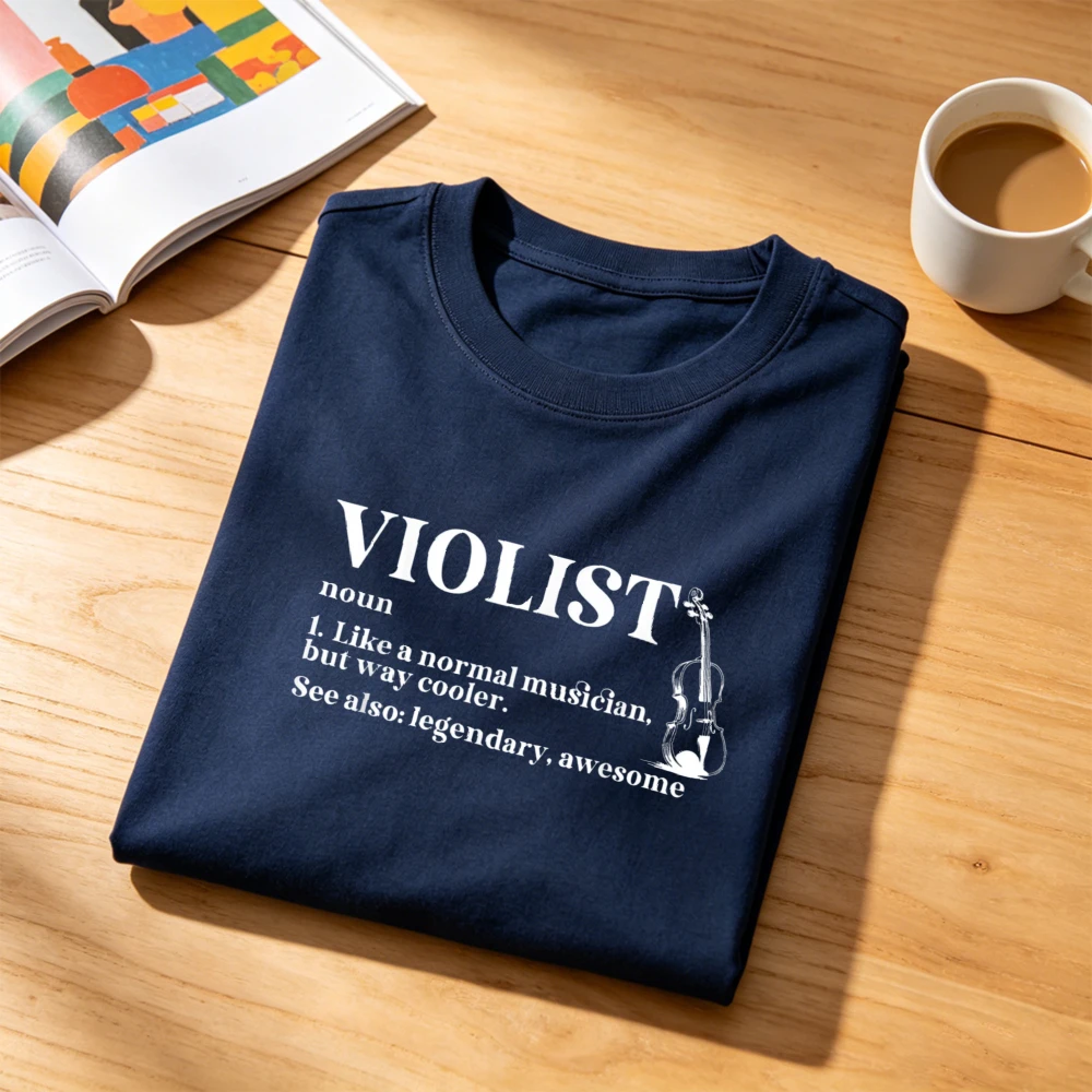 ヴァイオリストグラフィック Tシャツ男性用面白いビオラ定義引 - Musical Instrument Viola のレビューと価格