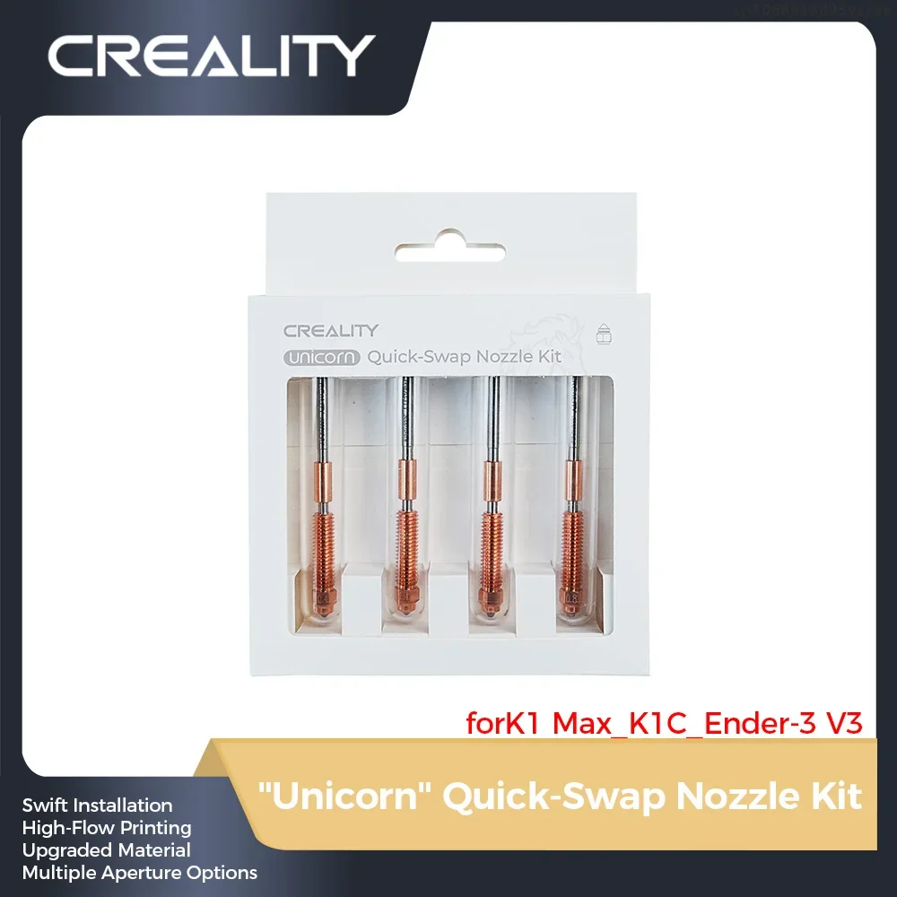 

Комплект насадок Creality Unicorn Quick-Swap для K1 Max_K1C_Ender-3 V3, установка Swift, модернизированная печать с высоким потоком