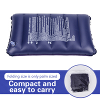 47x30cm Air Cushion Pillows Outdoor Camping Sleep Cushion Portable Folding Square Inflatable Pillows Ultralight Travel Backrest