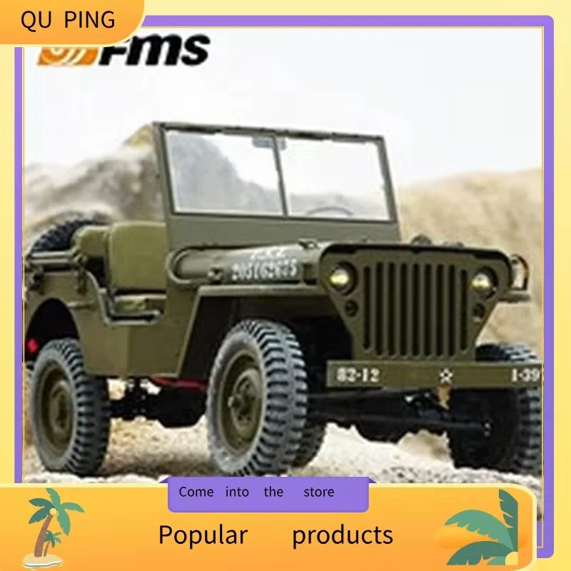 

FMS1/6 Scale 4WD Electric RC Car Remote Control Off-Road Climber Large Size Realistic Model Toy for Ages