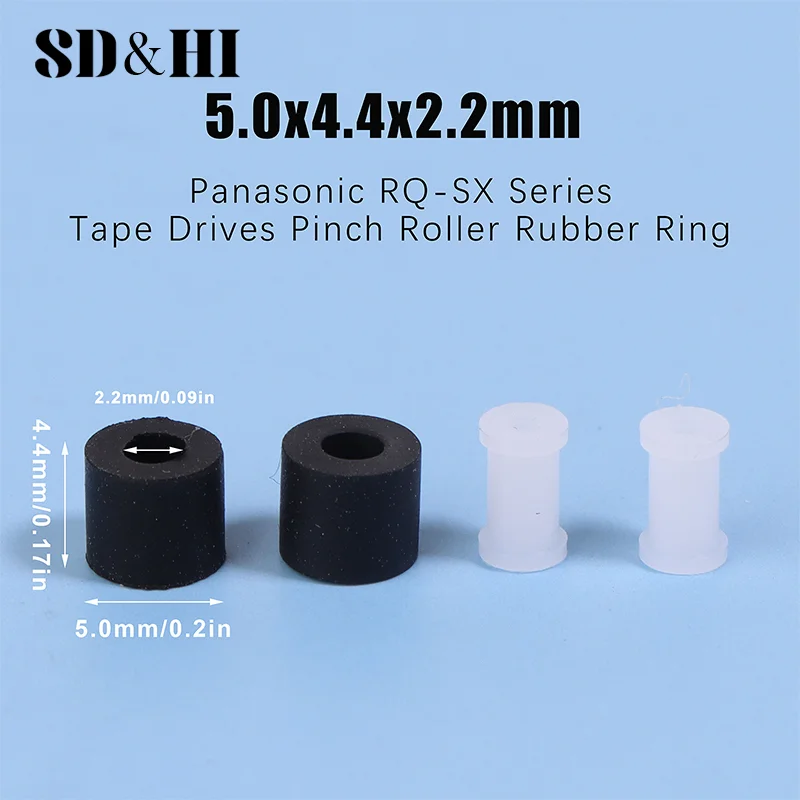 

2Pcs Pinch Roller Rubber Ring For Panas RQ-SX Series Walkman Tape Drives Recorder Cassette Deck Audio Stereo Player