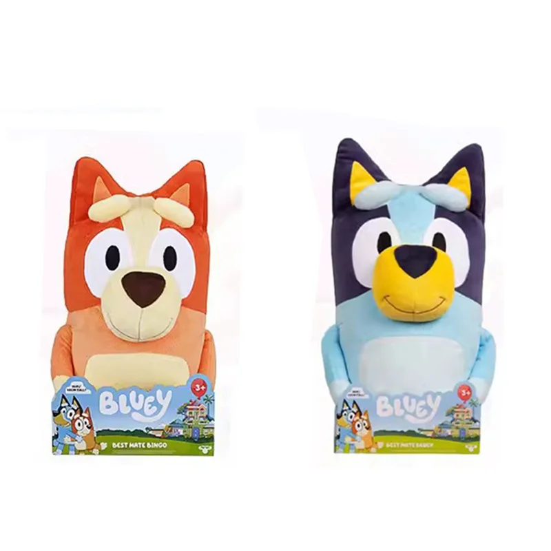 New A Family Of Bluey Talking Plush Bingo Dog Music Plush Toys Bluey Anime Figure Cute Animal Sing Dog Doll Christmas Gifts Kids