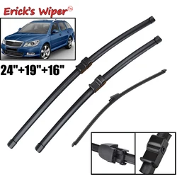 Erick's Wiper Front & Rear Wiper Blades For Skoda Octavia 2004 - 2011 Combi & Hatchback Windshield Windscreen Window 24