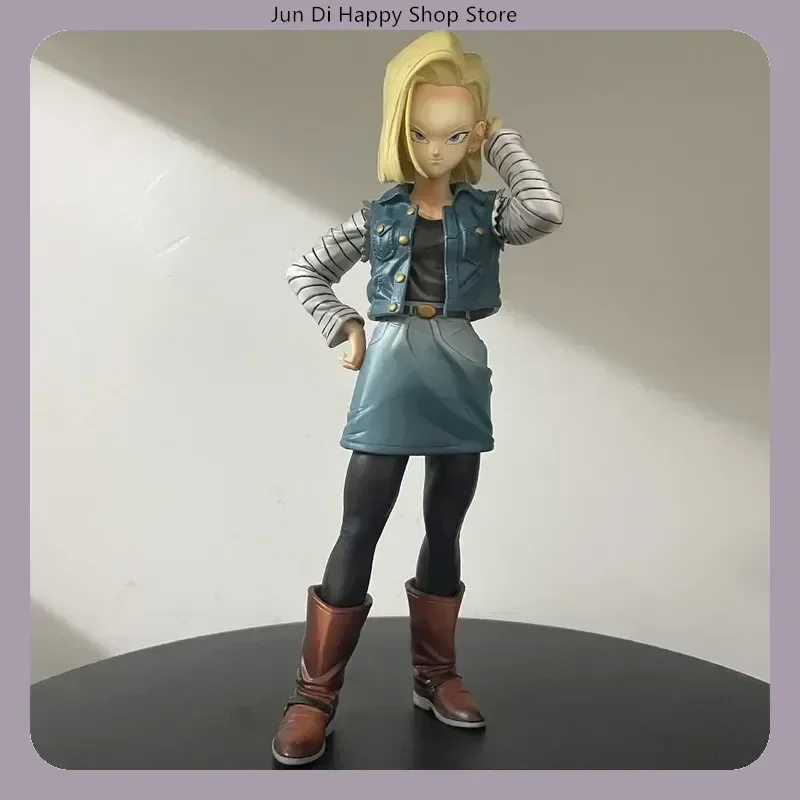

Anime Bishoujo Figure Statue Collectible Desktop Decoration 26.5cm Android 18 Standing Pose Gift for Fans