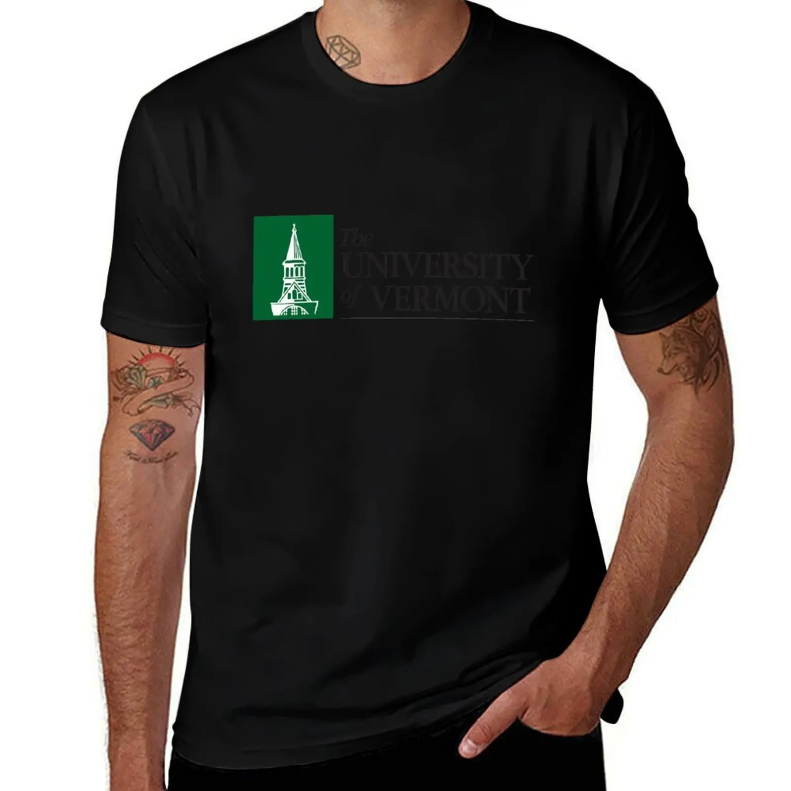 

University of Vermont T-Shirt man t shirt luxury t shirts for man cotton funny man t shirts for men T-shirt