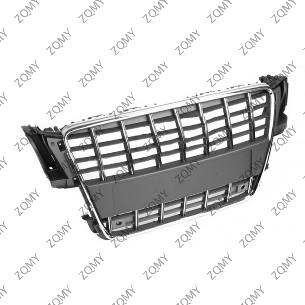 

With/Logo For Audi A5/A5L 2008 2009 2010 2011 Car Front Bumper Grille Centre Panel Styling Upper Grill (Modify S5 style)