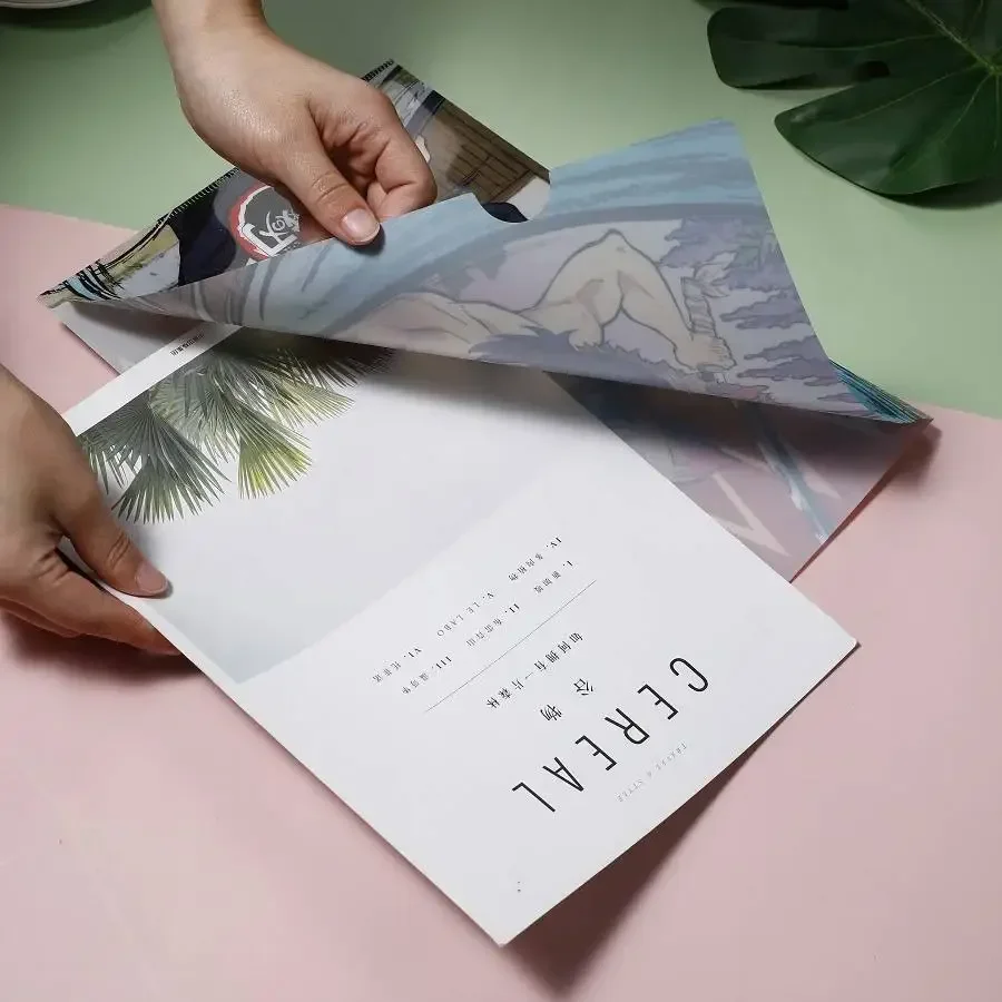 A4 Cute Anime Kawaii Document Bag Organizer File Folder Kids stationery gift