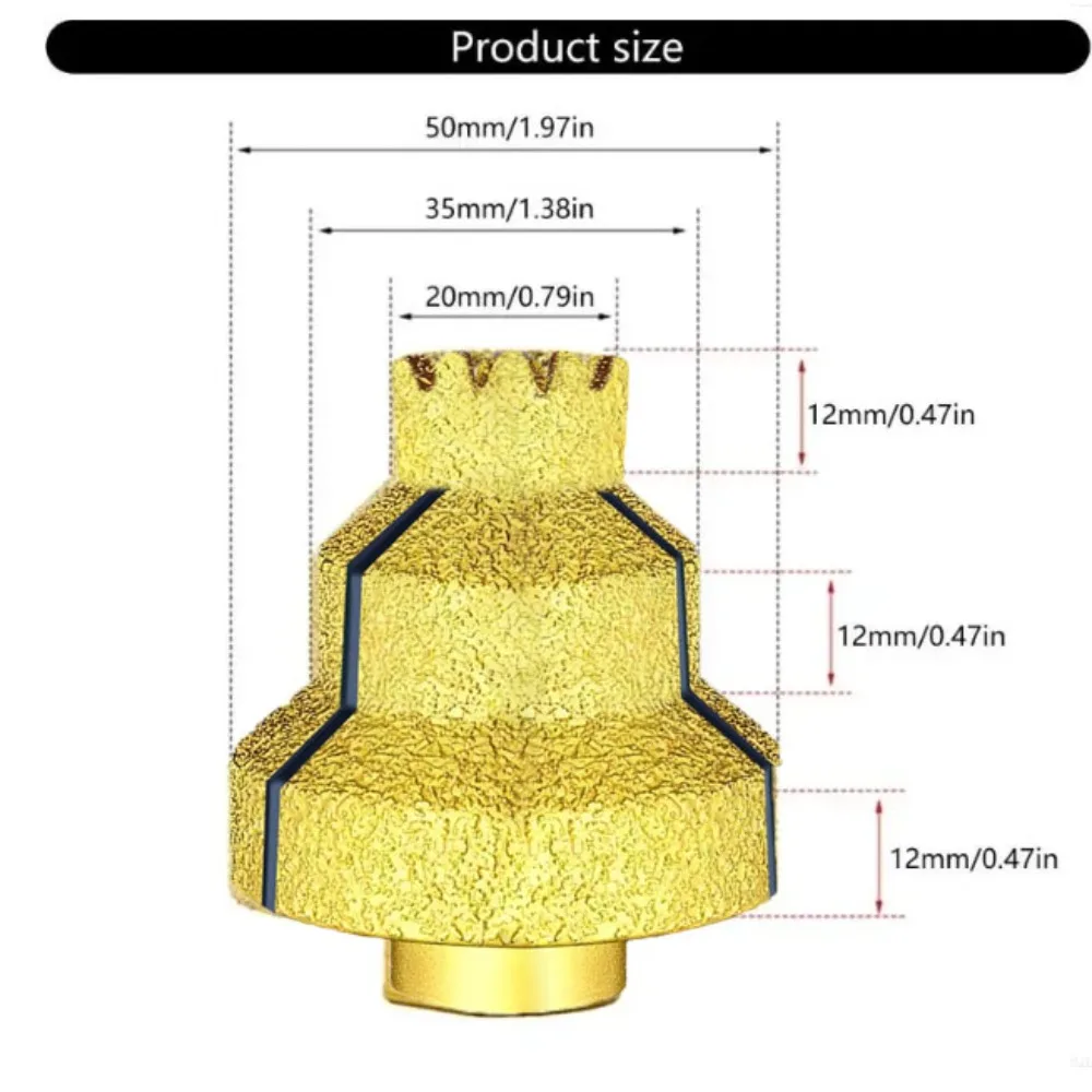 

Multi Size Chamfer Router Bits High Efficiency Multi Conical Milling Tile Stepped Design Masonry Drilling Crowns