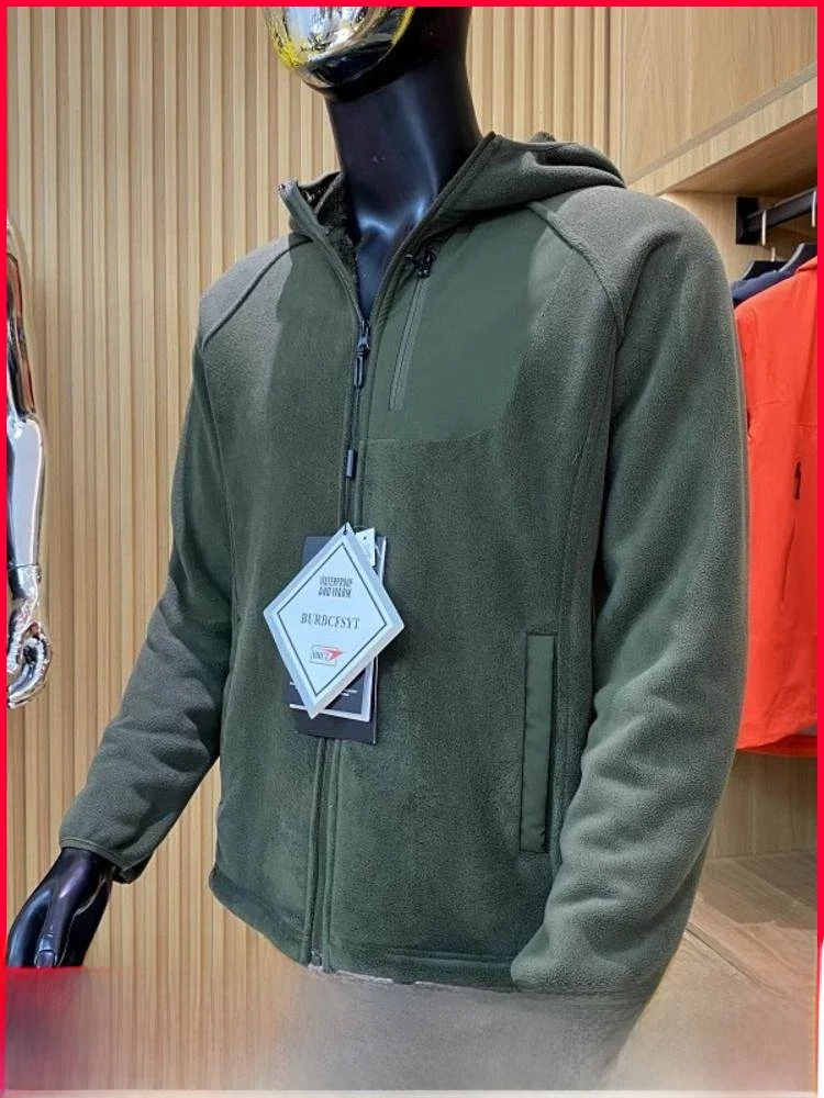 

Мужское пальто Outdoor Mountain Series с подкладкой Fce Thiened, повседневное джутовое пальто с капюшоном, подходит для молодежи, весна-осень