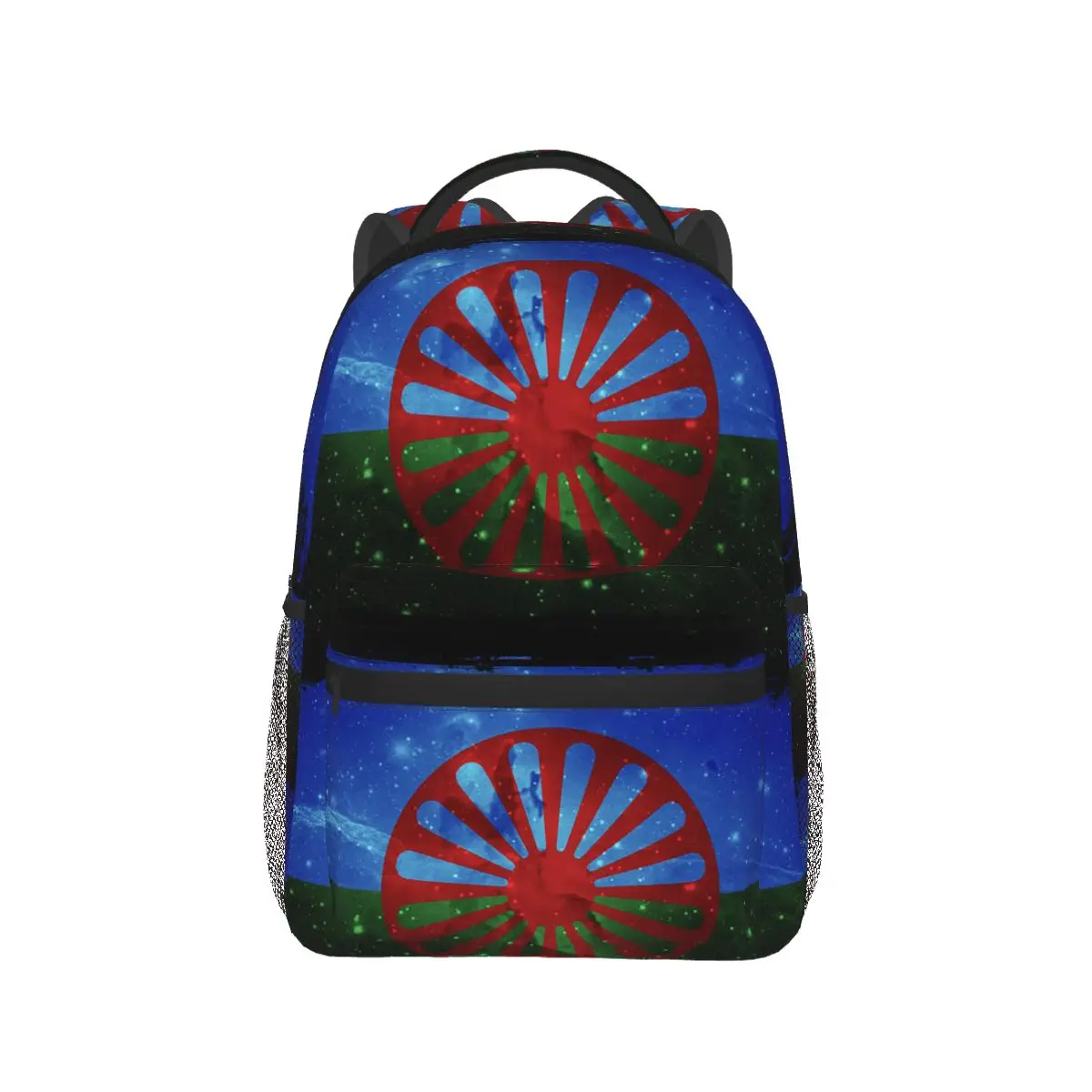 

Romany Gypsy Flag Backpack Hot Sale Daypack Large Capacity Kids BookBag School Bag Shoulder Bags for Men Women