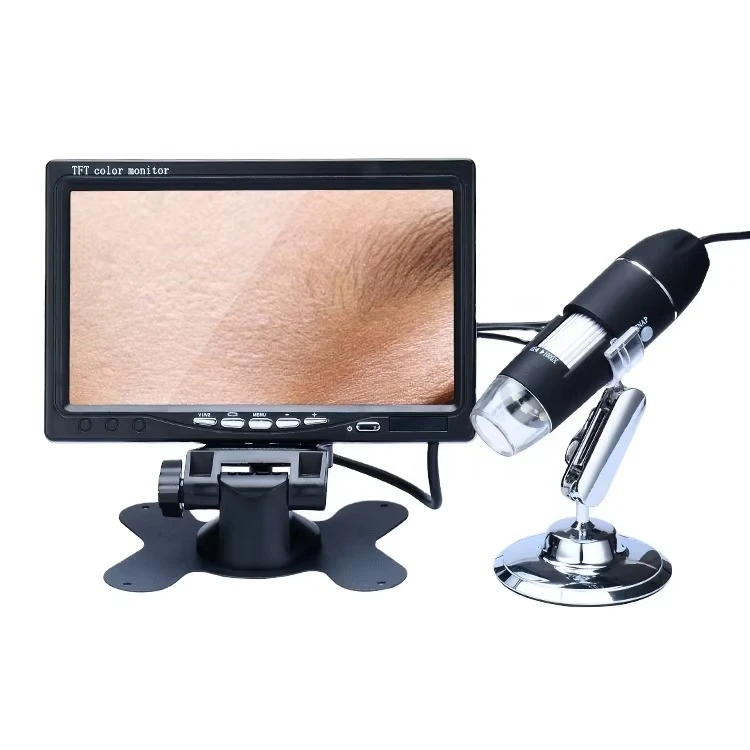 

Цифровой видеомикроскоп с ЖК-дисплеем для ремонта промышленных печатных плат, монокулярный, черный, ABS, 1280x1280