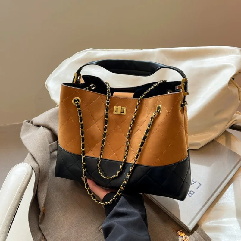 

High-End Luxury Brand Ladies Handbag Leather Elegant Famous Designer Elegant Lining Vintage Daily Commuter Bag​