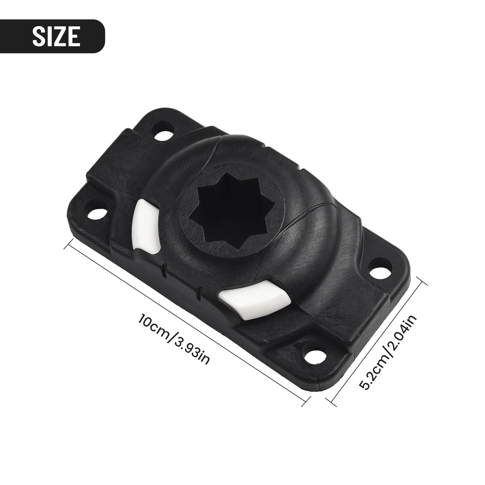 Brand New Rod Holder Mount Base 1 Set About 60g Accessories Black Fishing Functional Parts Replacement With Screw