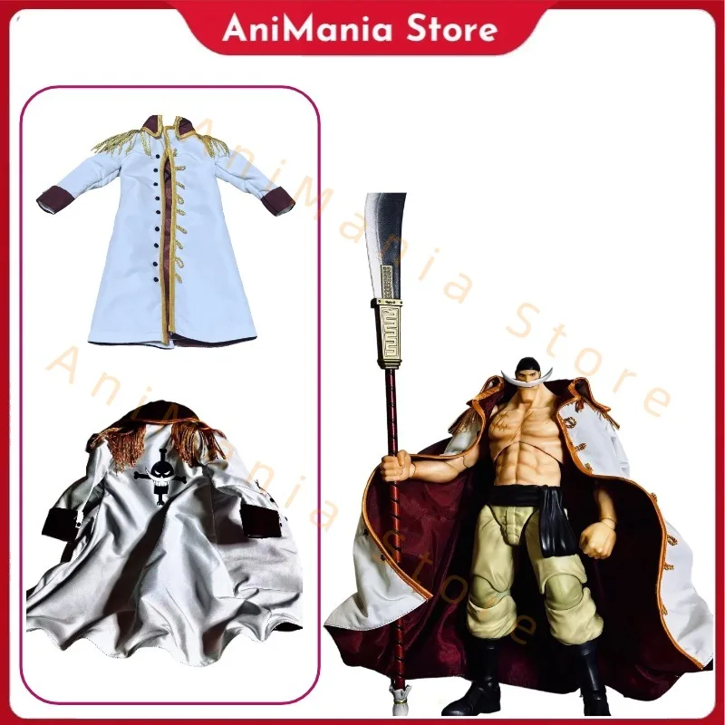 En Stock Traje de Edward Newgate - Barbablanca del Arco de Wano y Arco de Marineford de ONE PIECE para Figura de Acción de Anime SHF 1/12