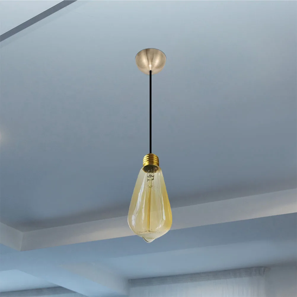

2pcs Vintage Ceiling Light Canopy Plate Metal Cover Mounting Bracket For Pendant Lights Decorative Hardware Parts Living Room