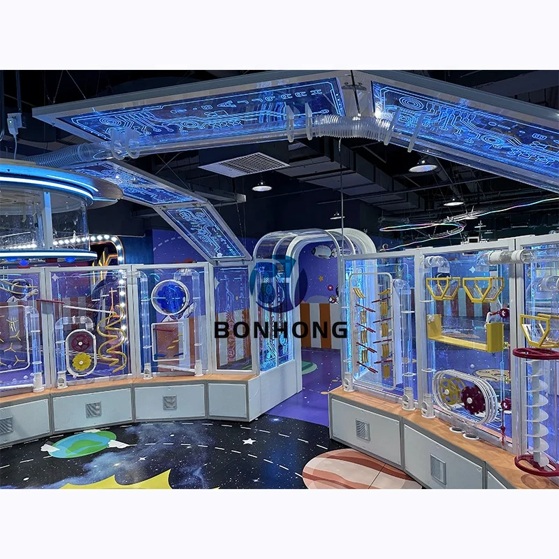 

Bonhong Custom Baby Soft Play Set Interactive Transparent Ball Wall Game Playground Equipment for Soft Play Area Kids Indoor