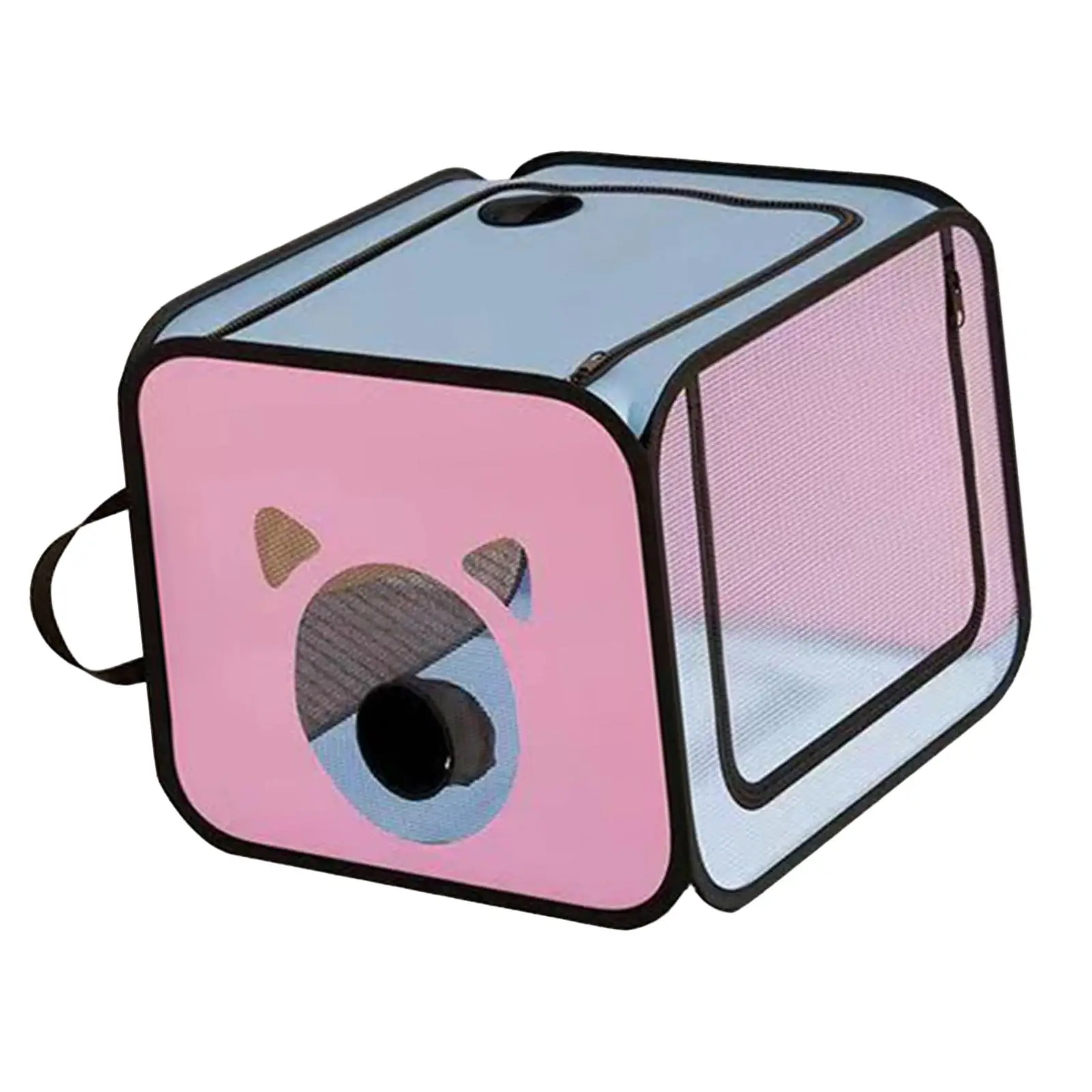 Boîte de séchage portable pour animaux de compagnie, chiens et chats, caisse de séchage propre, anti-poils volants