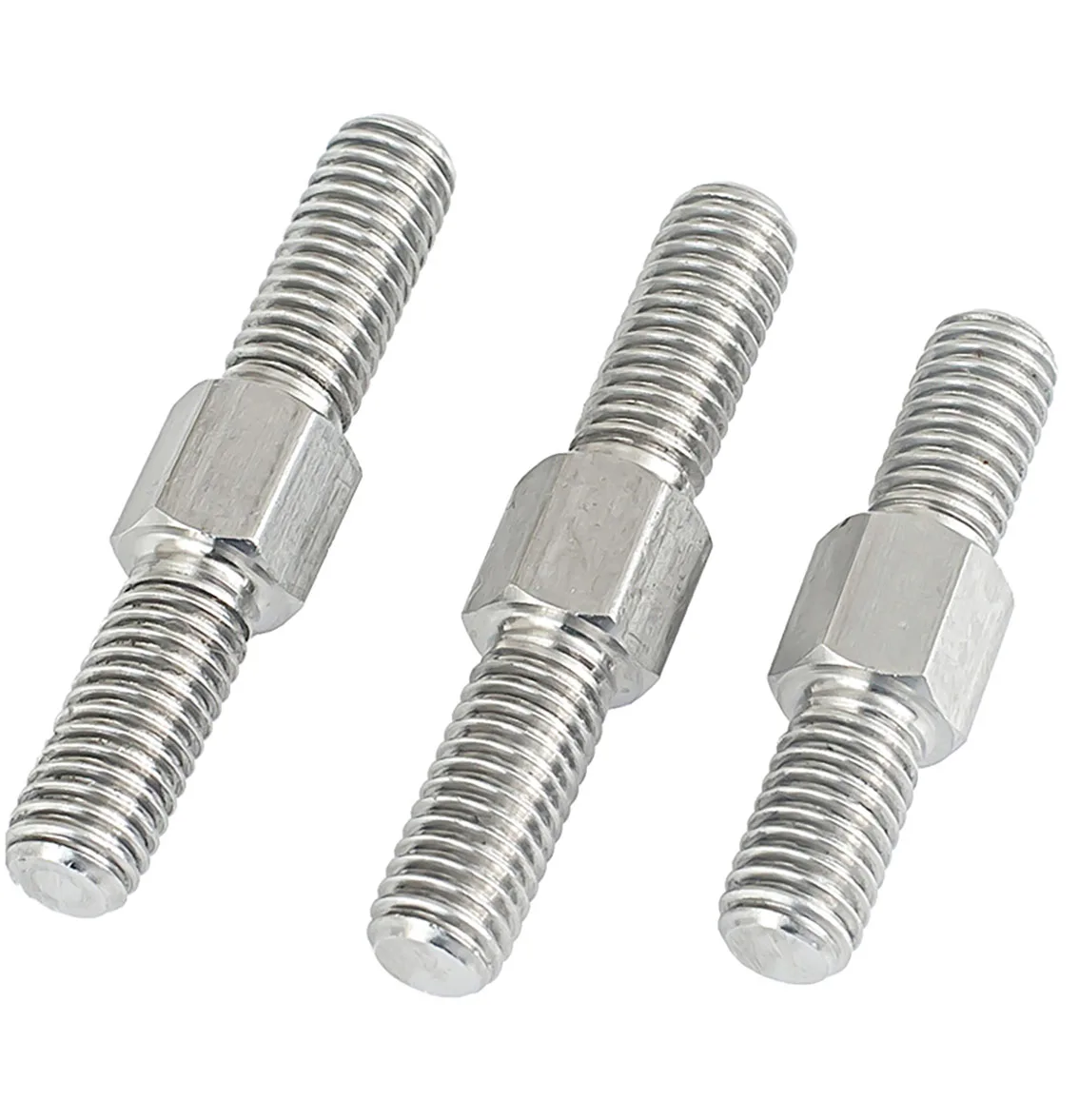 M4 Left and Right Thread Double End Thread Rod 304 Stainless Steel Positive and Negative Thread Bar Stud Bolts Screw