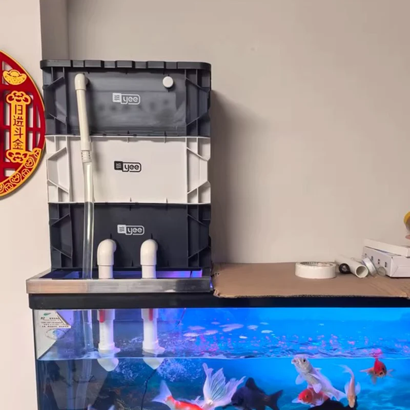 Aquarium Filter Aquarium Umsatz Box Haushalt Teich Stille Filter System Wasser Zirkulation Externe Hängende Filter Boxen