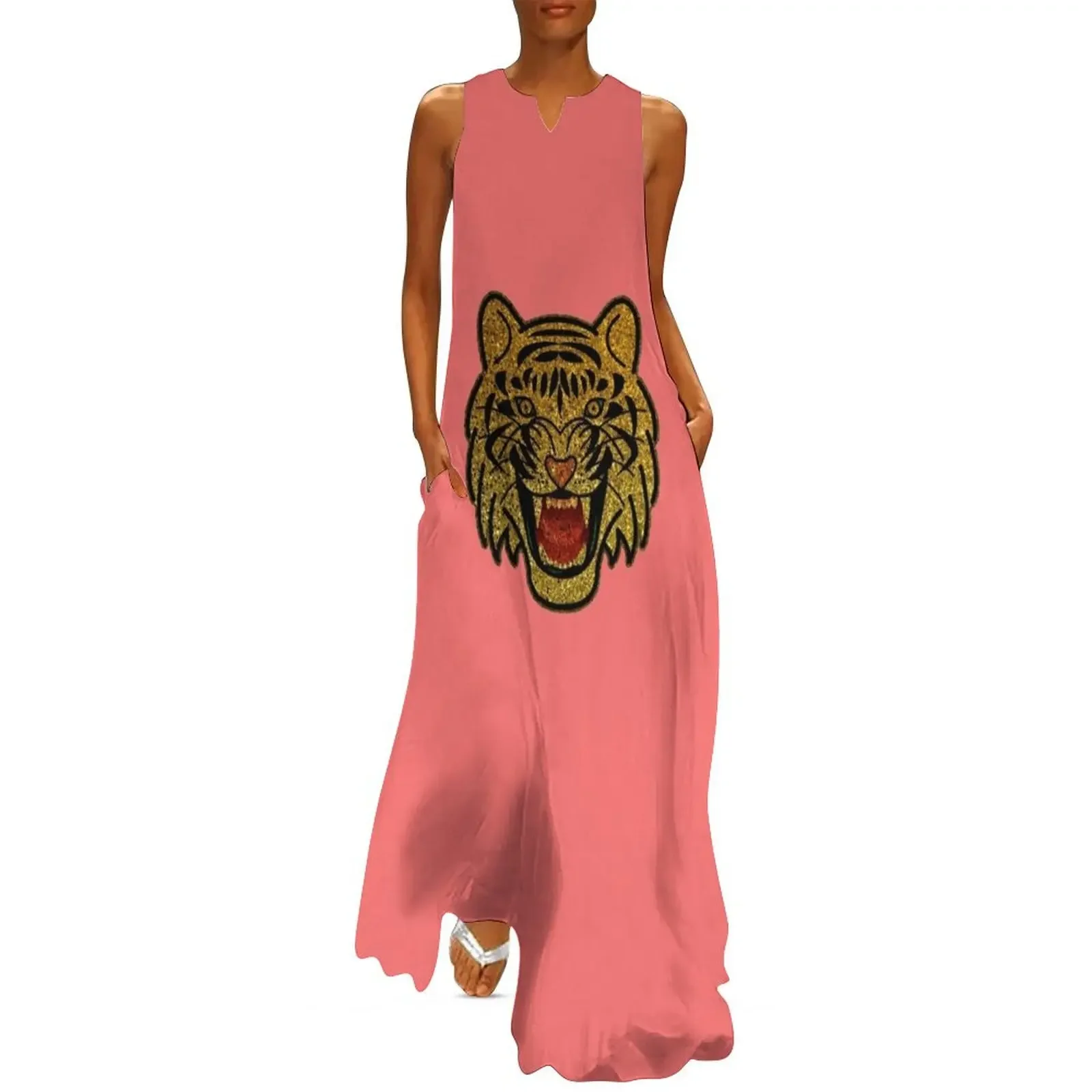 

Hello Tiger Long Dress summer dresses womens 2025 summer clothes dresses for woman 2025 luxury woman party dress Dress