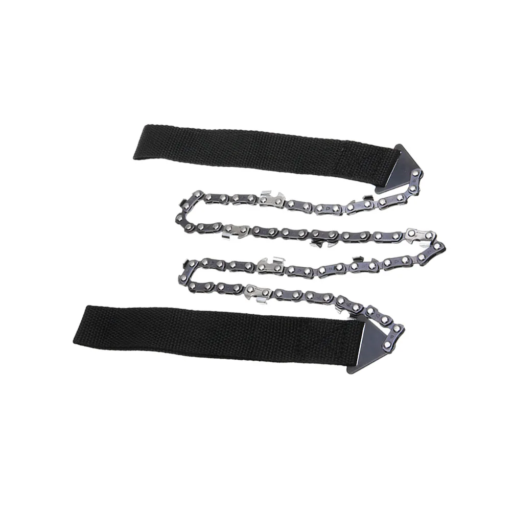 

Pocket Chainsaw Razor Outdoor Chain Rust Resistant Manual Survival Gear Camping Hiking Emergency Use Extendable Rope Lightweight
