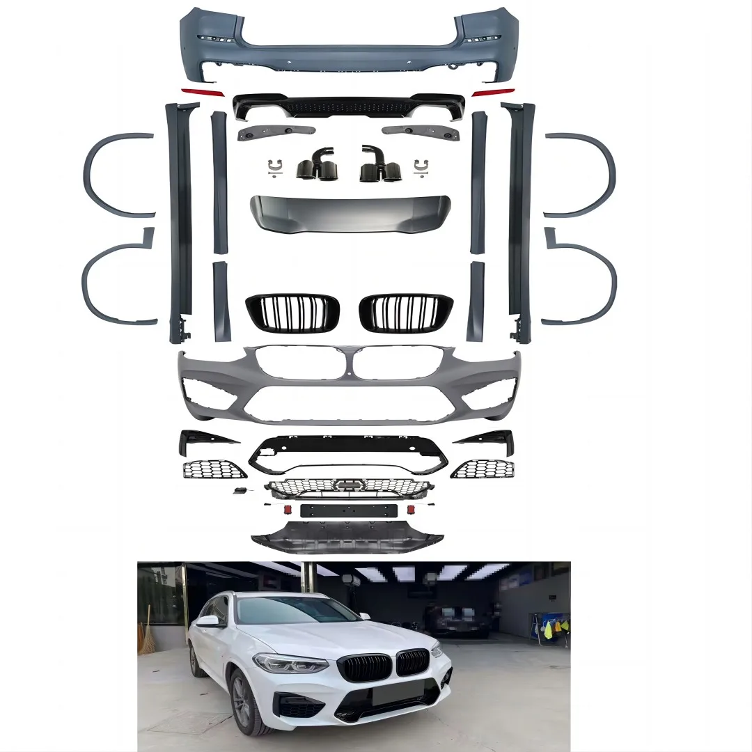 

Dream Garage Factory G01 G08 Body Kit Rear Diffuser Fog Lamp Cover Upgrade X3M Body Kit For X3 G01 G08 2018 2019 2020 2021