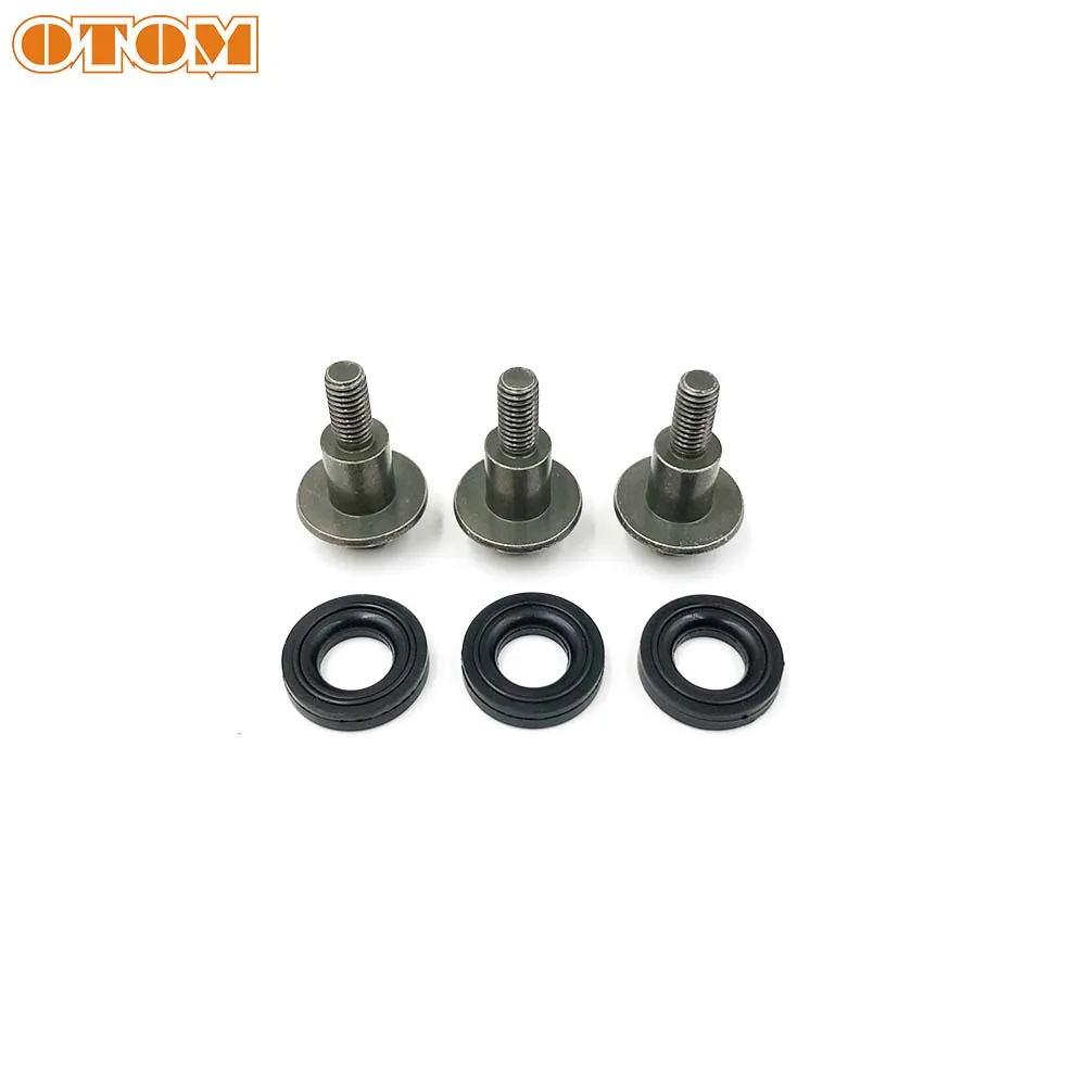 OTOM Motorcycle Cylinder Head Cover Bolts Tab Screw Mount Seal Kit For KAWASAKI KLX300 KLX250 YF300 LONCIN 300R VOGE Motocross