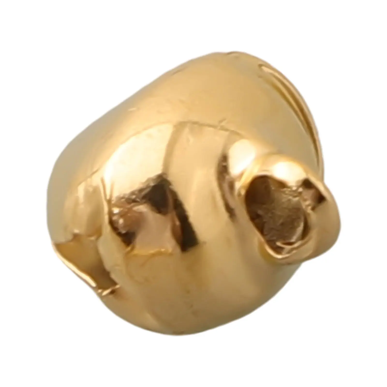 أجراس حرفية على شكل قلادة حديدية، أجراس جلجل، لمسة نهائية لامعة ولامعة، مثالية لملحقات رنين الخياطة في أقواس الشعر #3