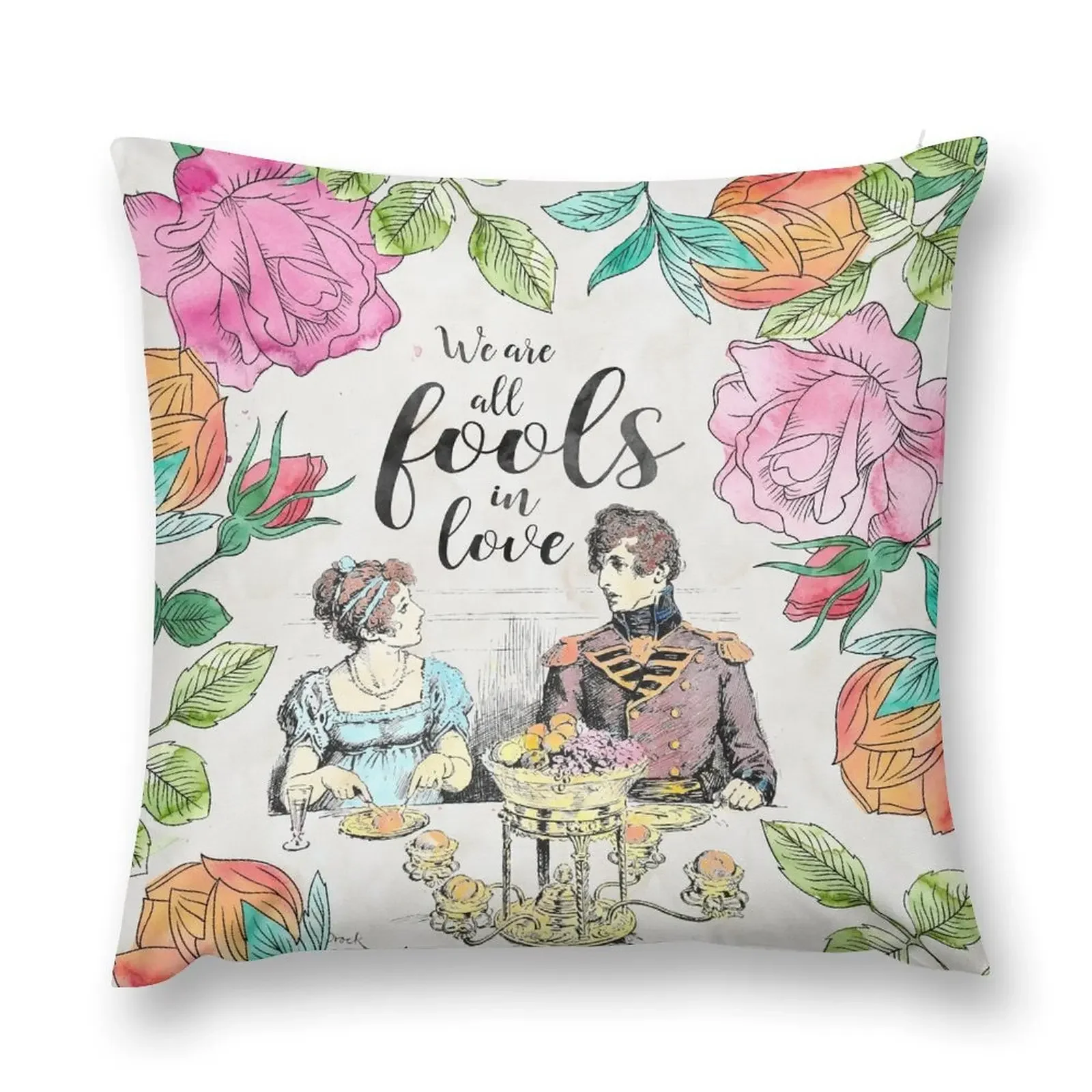 Pride and Prejudice - Fools in Love Throw Pillow Pillow Cases Decorative christmas ornaments 2025 pillow