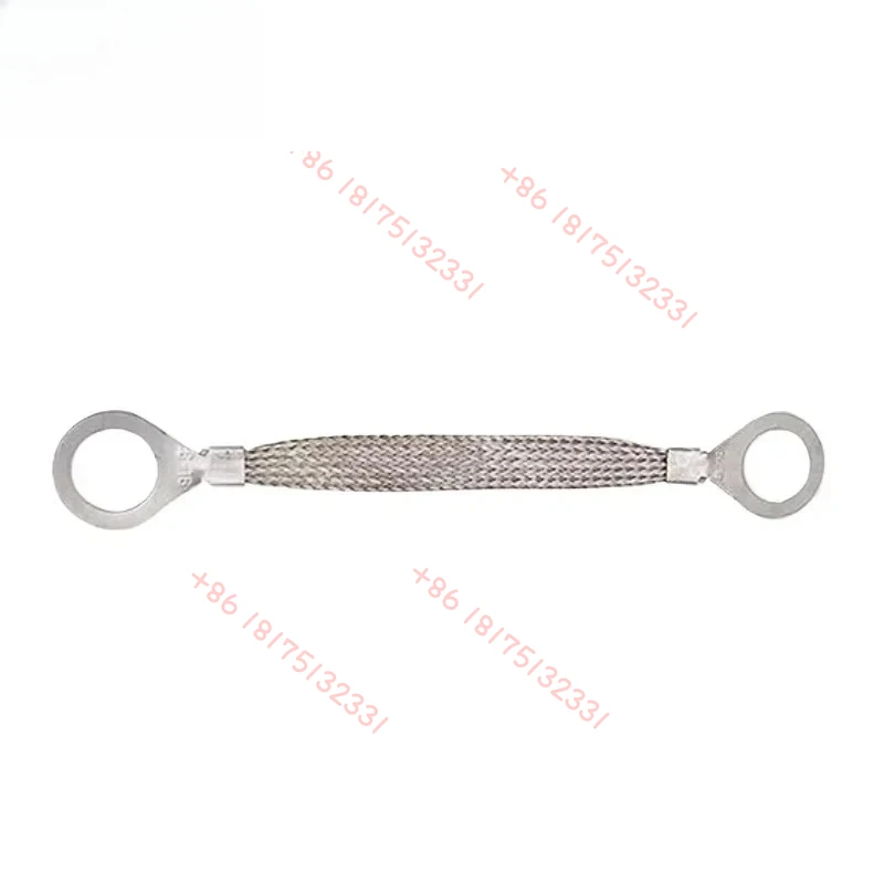 

10 шт. 150/200 мм заземляющие ленты для электрических кабелей с фланцами из нержавеющей стали, антистатические, устойчивые к коррозии