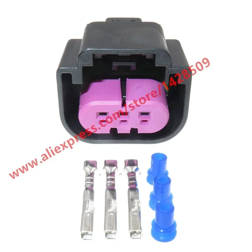 1 Pcs 3 Pin 13511131 Auto Crankshaft Position Sensor Plug Waterproof Automotive Knock Sensor Harness Connector For BUICK