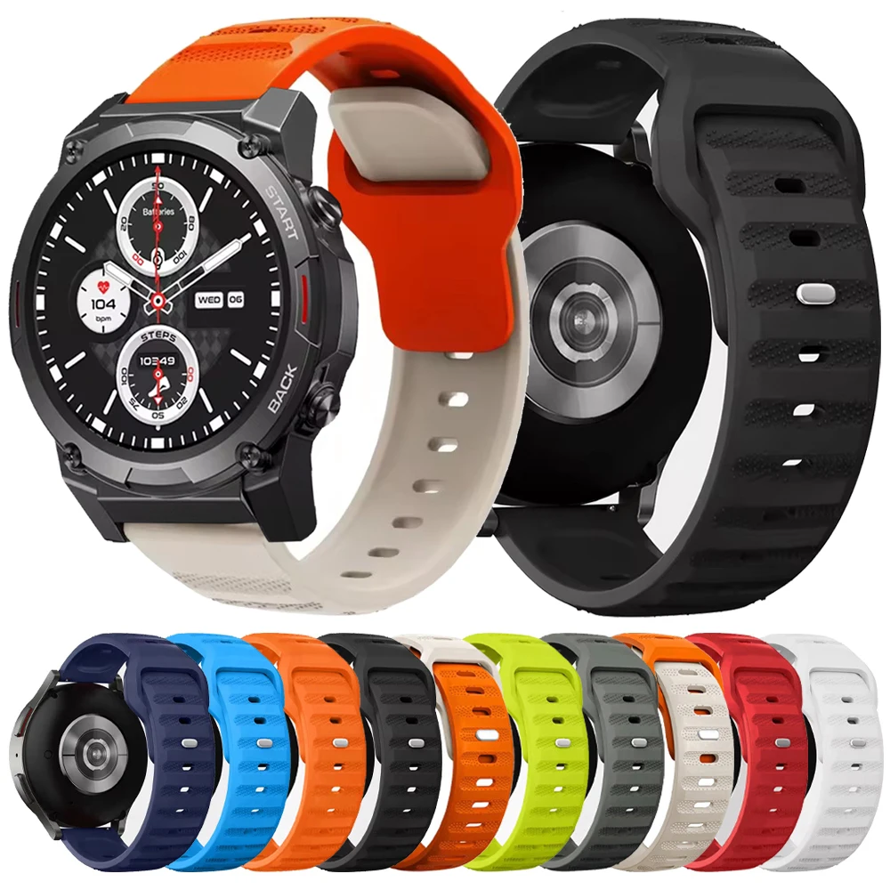 22Mm Silicone Strap…