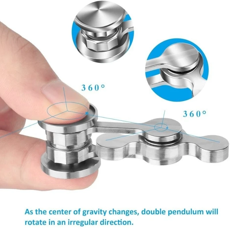 

Stainless Steel Pendulum Fidget Spinner Anti-Stress Hand Spinner for Anxiety ADHD Relief Focus EDC Toy Adults Anti Stress Toys